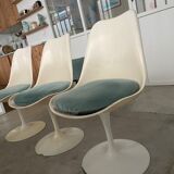 6 chaises Eero Saarinen Knoll