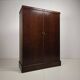 1930s Compactom Gentleman’s Wardrobe Model No. 702 in Brown Oak