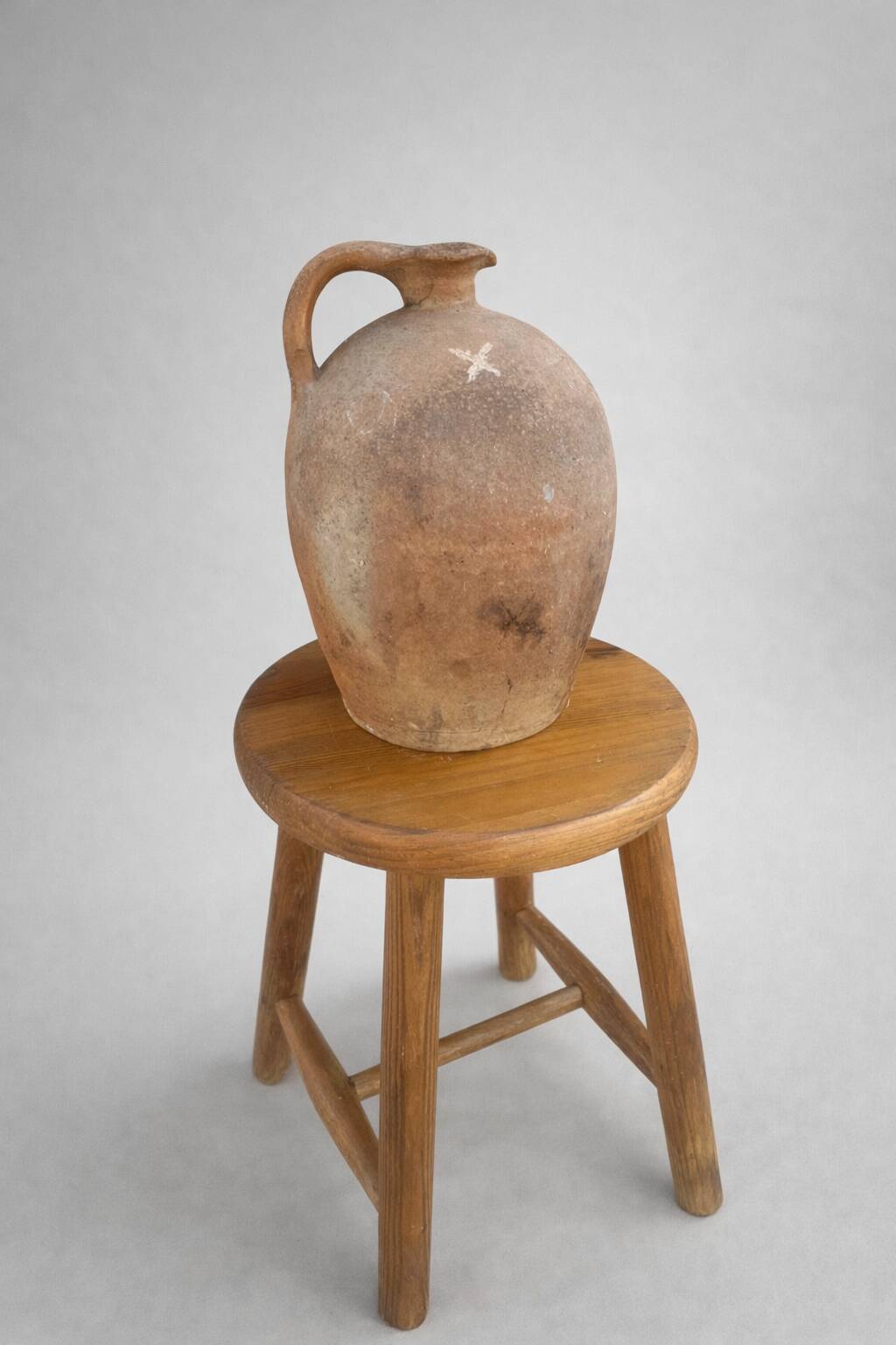 Antique patinated terracotta jar – authentic piece