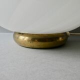 Brass lamp and opaline from the 70s