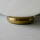 Brass lamp and opaline from the 70s
