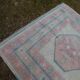 Vintage Turkish handmade rug 151x205 cm