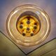 Large ceiling light in brass and blown bubble glass, Glasshütte Limburg, 1970.