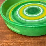 Italian ceramic platter from the mid-century by Bitossi for Rosenthal Netter, 1960s.