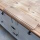 Vintage sideboard with metal legs