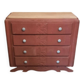 Commode vintage peinte