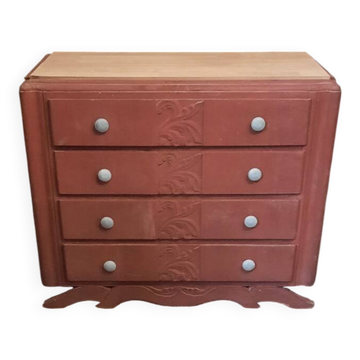 Vintage painted chest of drawers