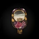 Vintage mirror Mithé Espelt ceramic