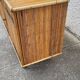 ENFILADE 3 DOORS VINTAGE 1960 IN RATTAN AND WROUGHT IRON