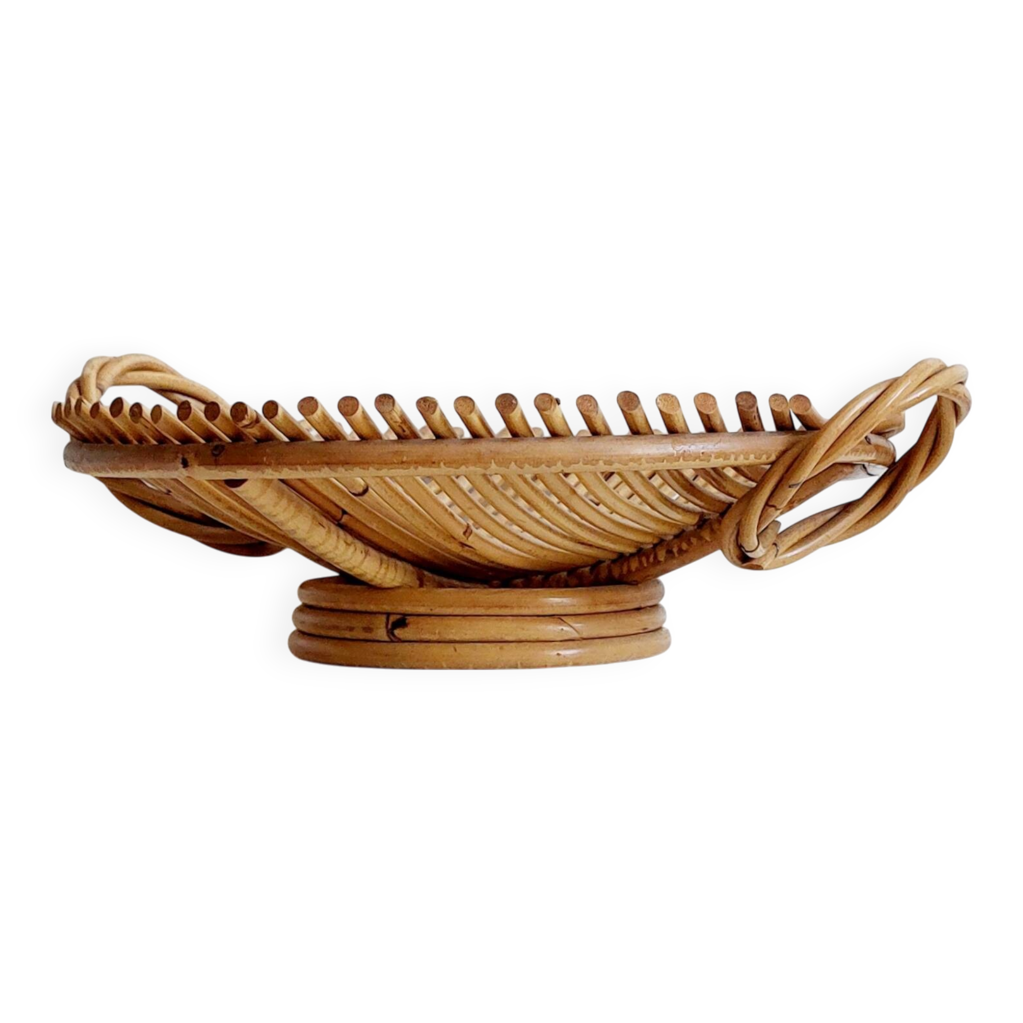 Vintage bamboo basket