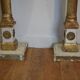 Pair of brackets half moon
