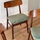 Set of 4 Scandinavian teak chairs – Model "Kristin" – 1960s
