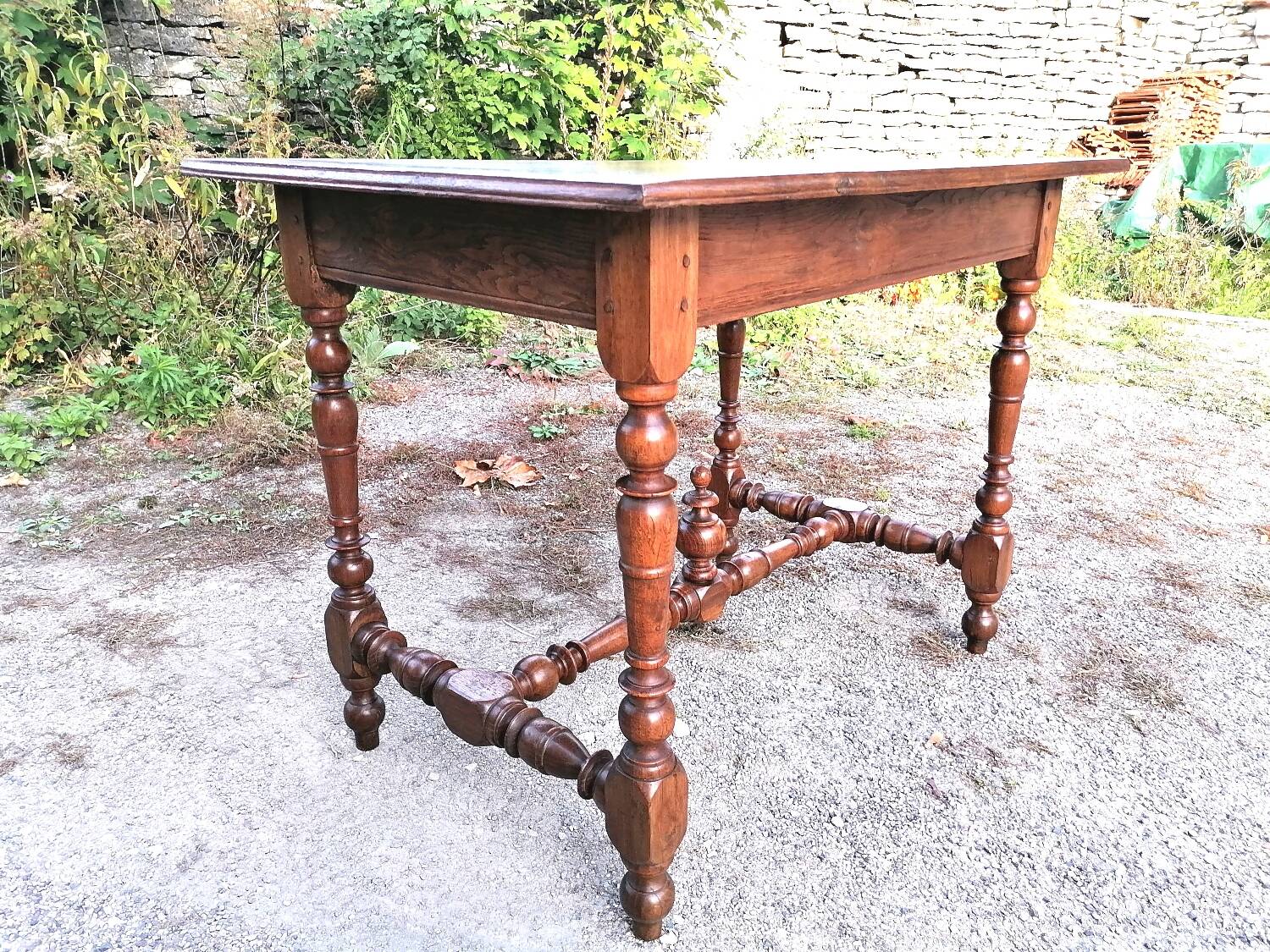 Small desk table in Louis XIII style.