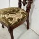 Chaise Chauffeuse d'époque Napoléon III en Acajou XIX siècle