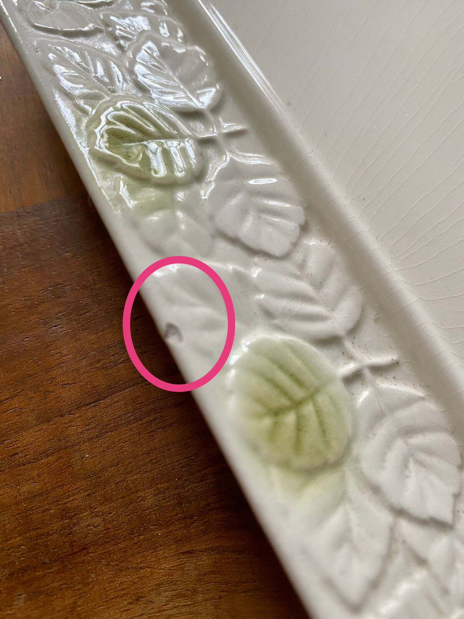 Butter dish in earthenware barboury Salins les bains