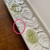 Butter dish in earthenware barboury Salins les bains