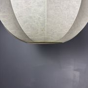 Midcentury space age cocoon hanging pendant ceiling lamp, 1960s
