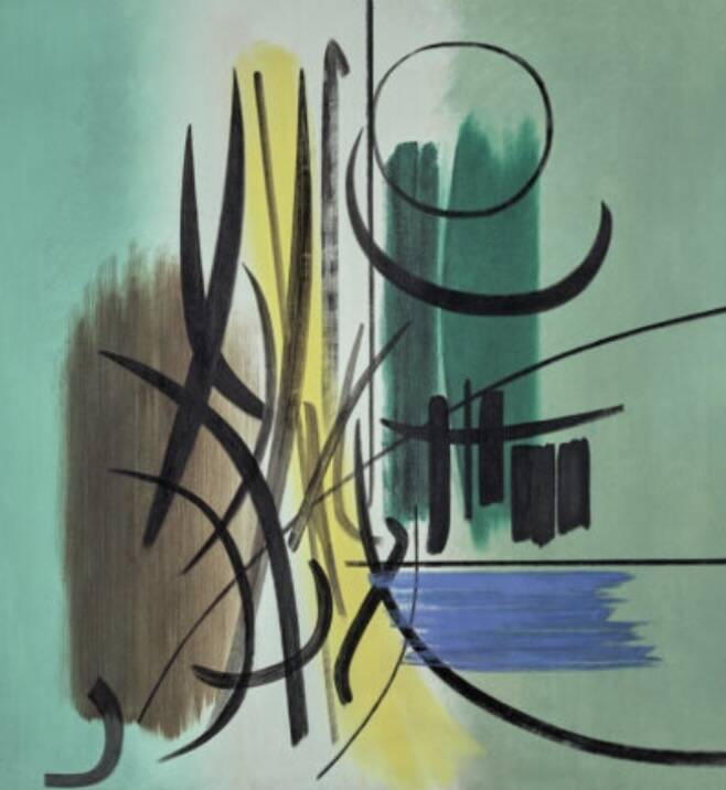 Quadrichromy by Hans Hartung