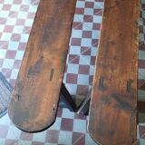 Farmhouse table and benches