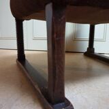 Mid-Century Brutalist Wing Armchair in the manner of Charles Dudouyt, 1950s