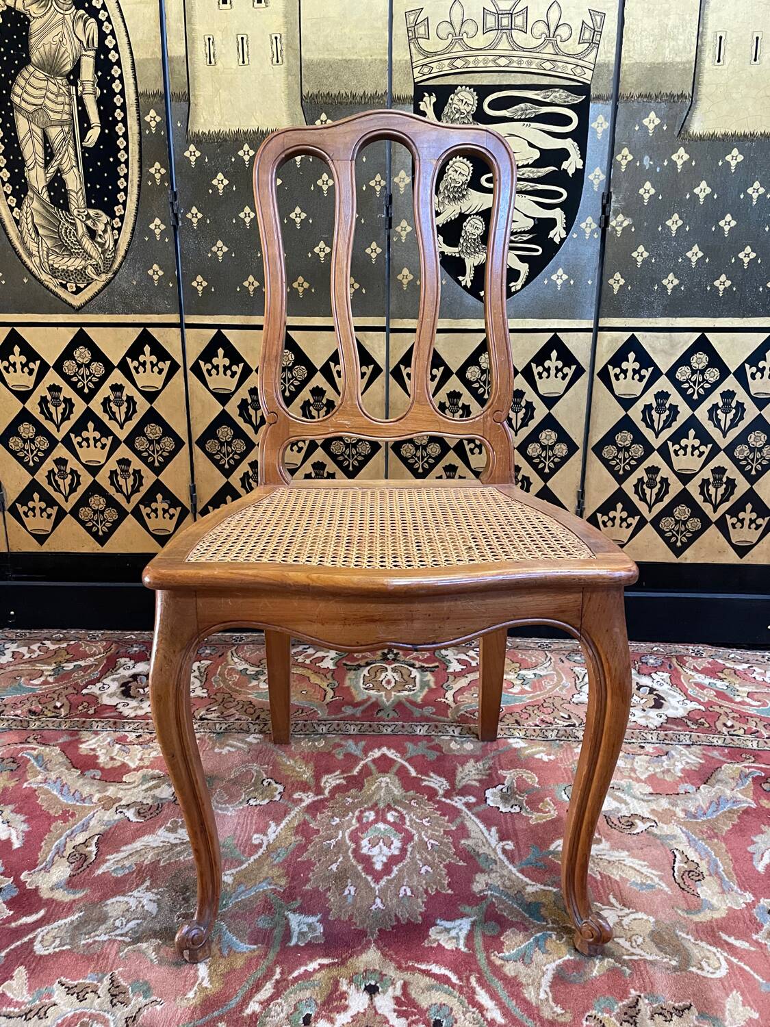 Suite of 8 Louis XV style cane chairs