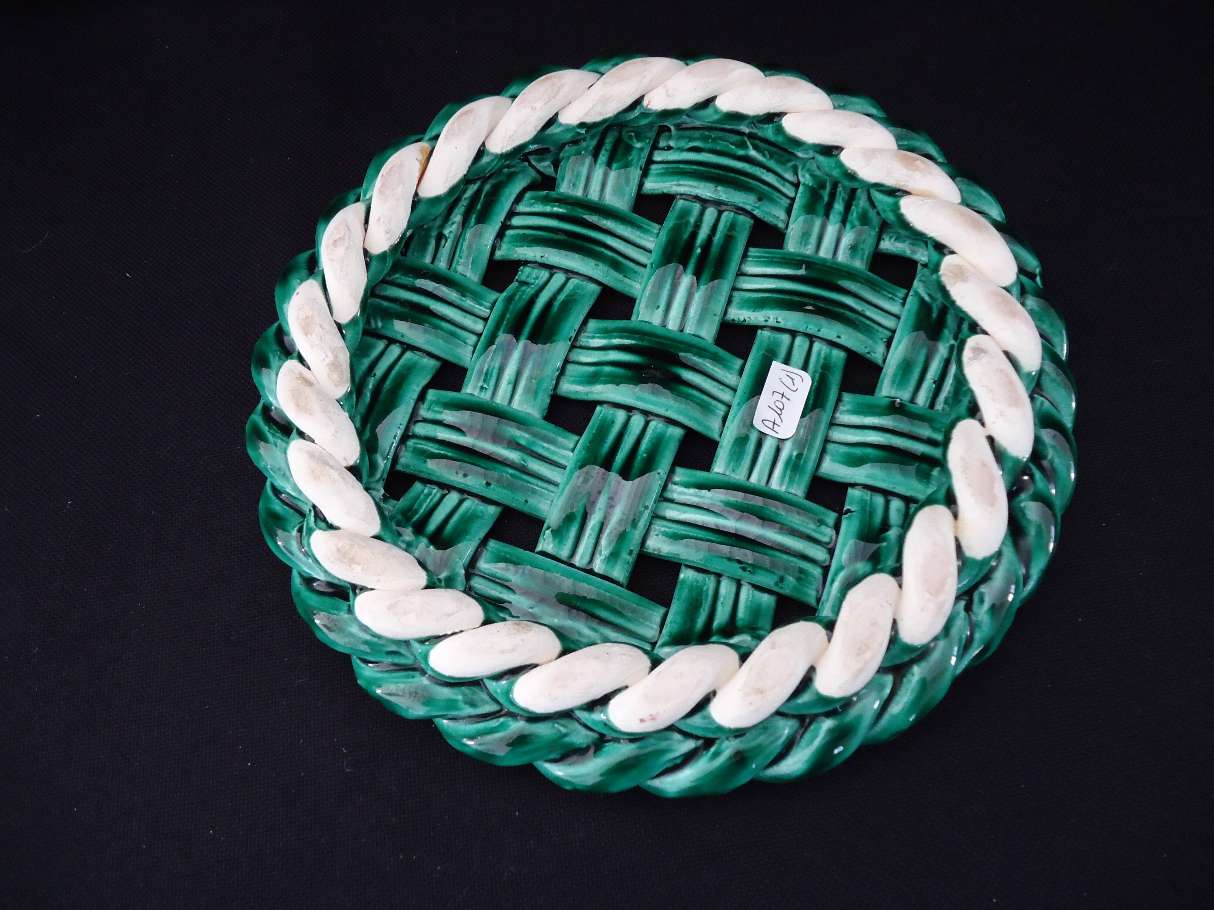 Varnished ceramic trivet Vallauris (A107-1)