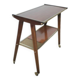 Side table with compass legs