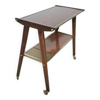 Side table with compass legs