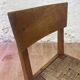 Set of 6 wooden and braided rope chairs