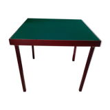 Foldable mahogany bridge table by Smir's