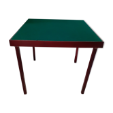 Foldable mahogany bridge table by Smir's