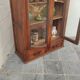 Petite armoire vitrée en chêne