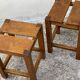 Paire de tabourets vintage 1960