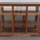 Old wooden display case