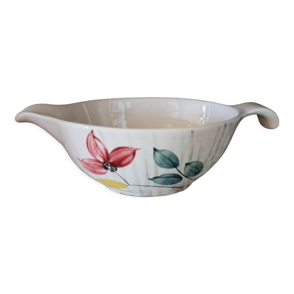 Saucière manufacture Digoin décor Larmor