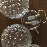 Glass ceiling lights