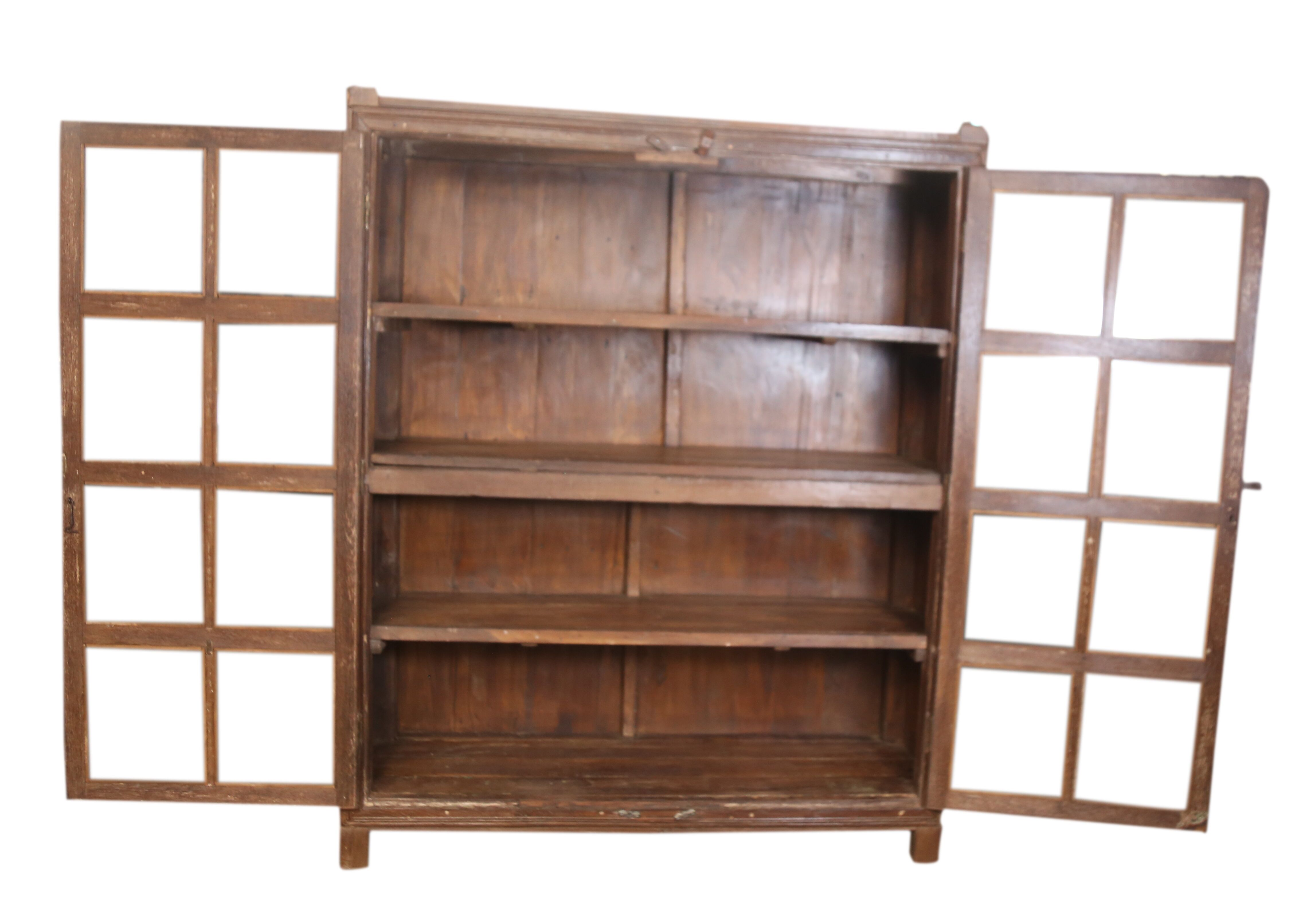 Glazed croat in ancient Burmese teak