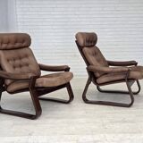 1970s, Danish design by Georg Thams, lounge chair, furniture leather.