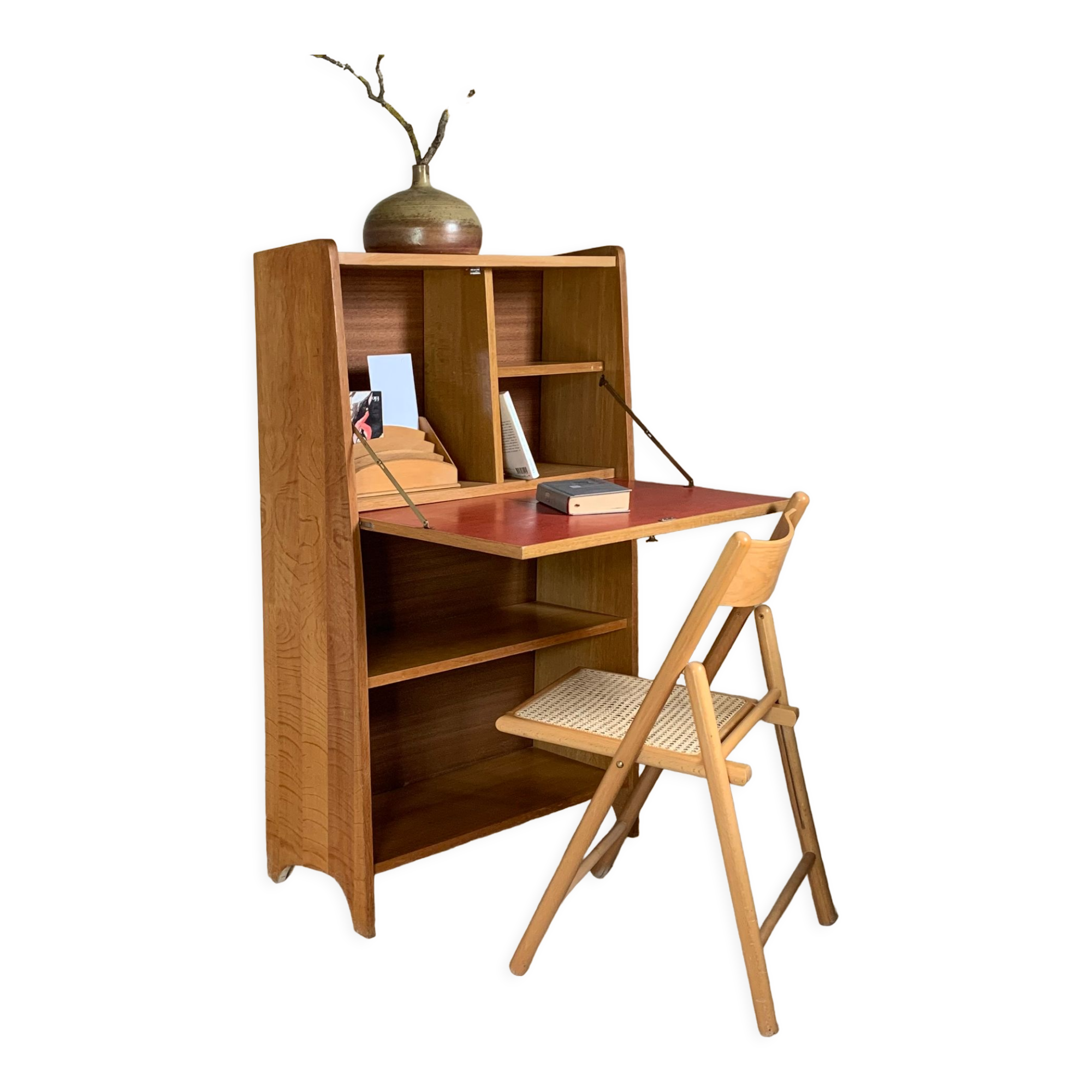 Secretary vintage pyramidal library