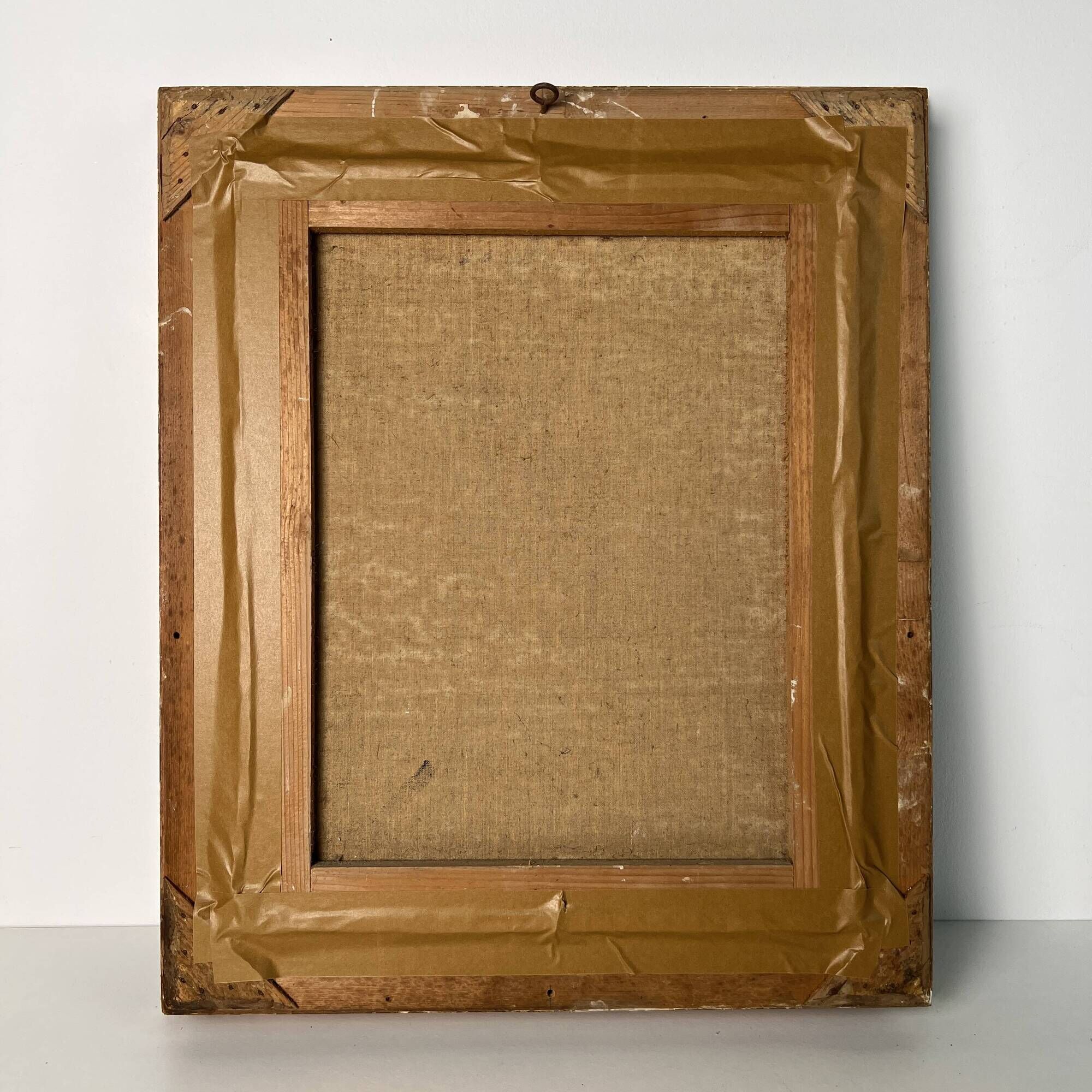 Henri duvoisin 1877-1959 oil on canvas still life empire frame, bacchus