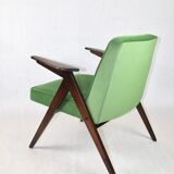 Green Bunny Armchair by Józef Chierowski, 1970s