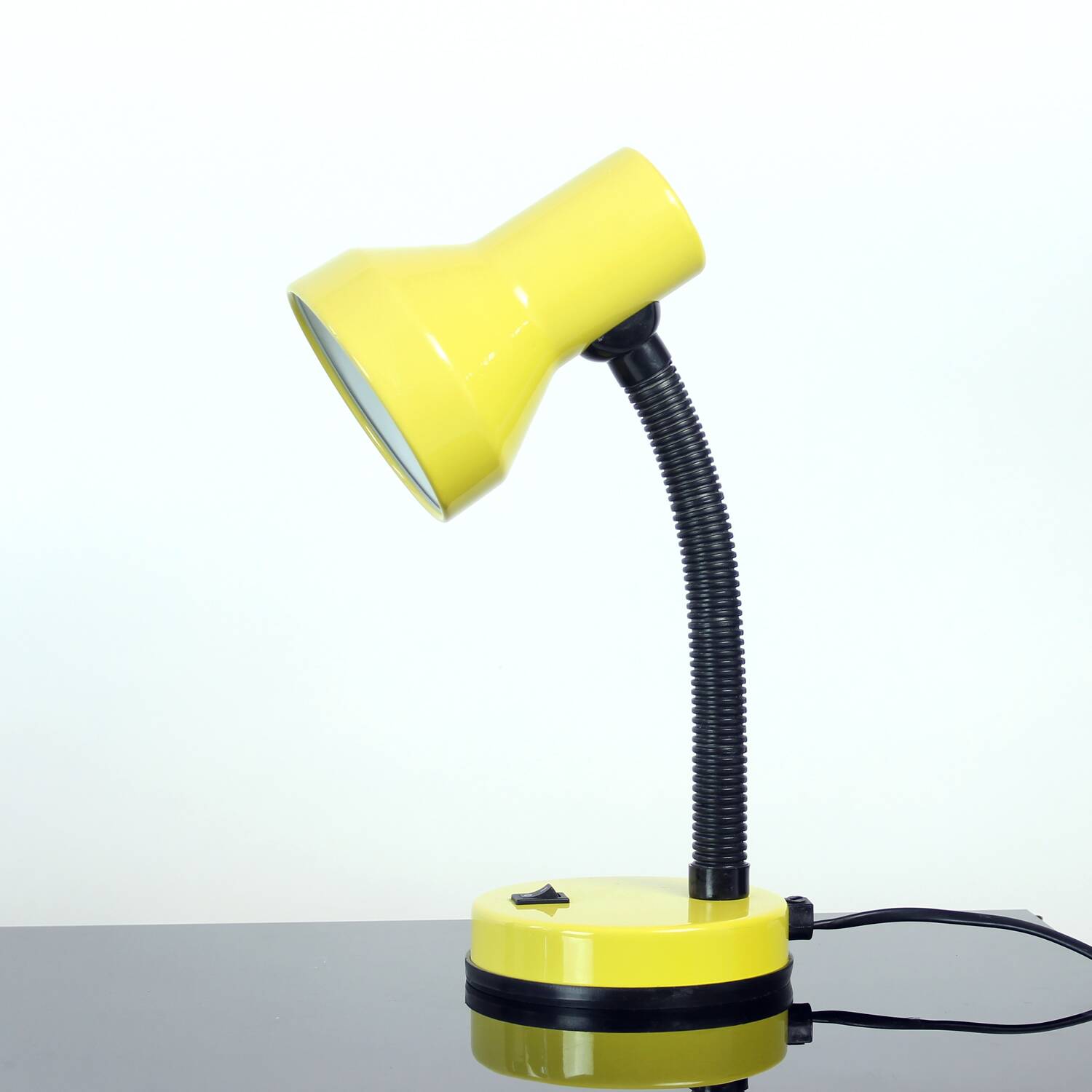 Yellow Rendi "Baby 2" Adjustable Desk Lamp, Czechoslovakia 1990s