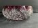 Salad bowl or bowl – Cut crystal overlay - Saint Louis