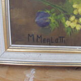 Tableau bouquet de mimosa