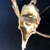 Pair of bronze tiebacks