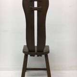 Set of 4 Belgian Brutalist Dining Chairs from De Puydt, 1970’s
