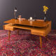 Walnut desk by WK Möbel from the 1950s