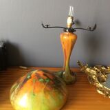 Odeon model mushroom lamp, La Rochère Glassworks France