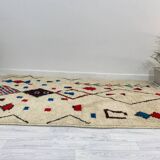 Handmade wool Berber rug 163 X 92 CM