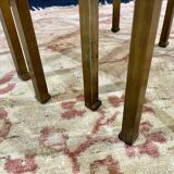 Set of 3 brass nesting tables by Guy Lefevre for Maison Jansen